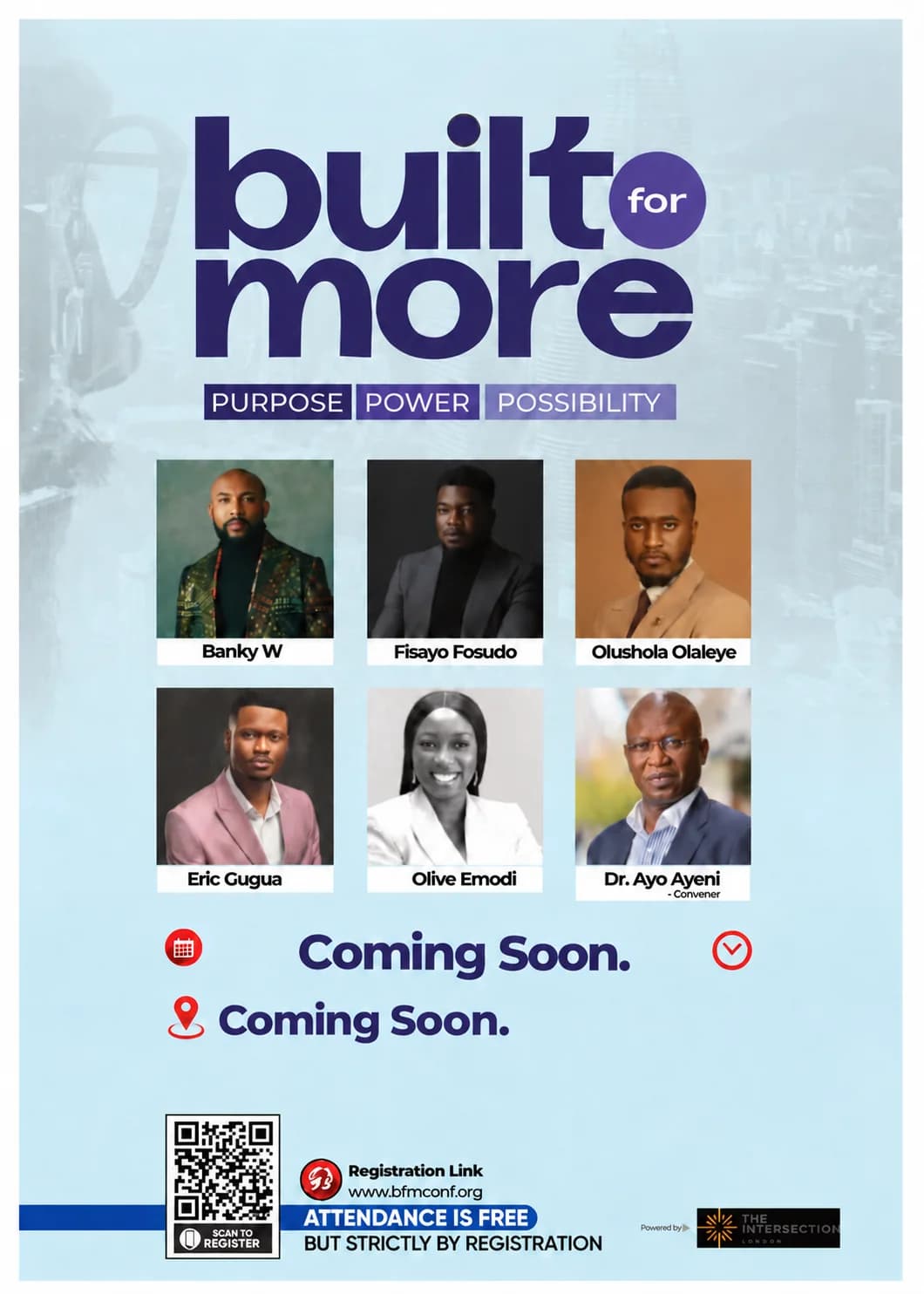 Built for More 2026 official conference flyer